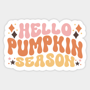 Hello Pumpkin Season Sticker